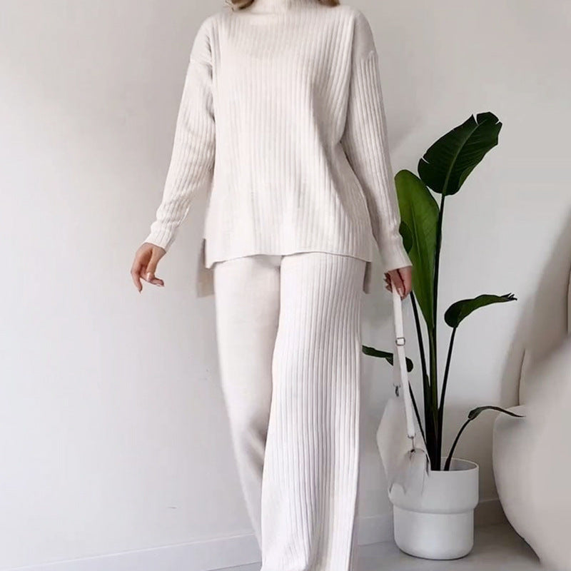 Women's Knitted Turtleneck Set