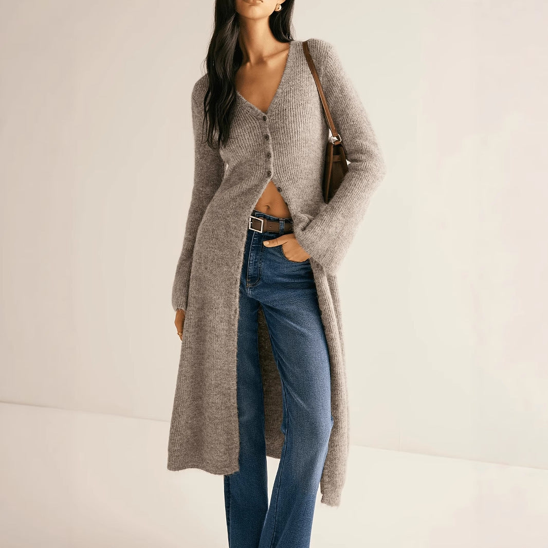 French Retro Long Sleeve Coat