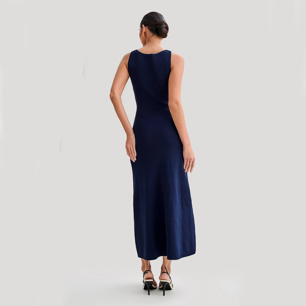 Slim Fit Knitted Long Dress