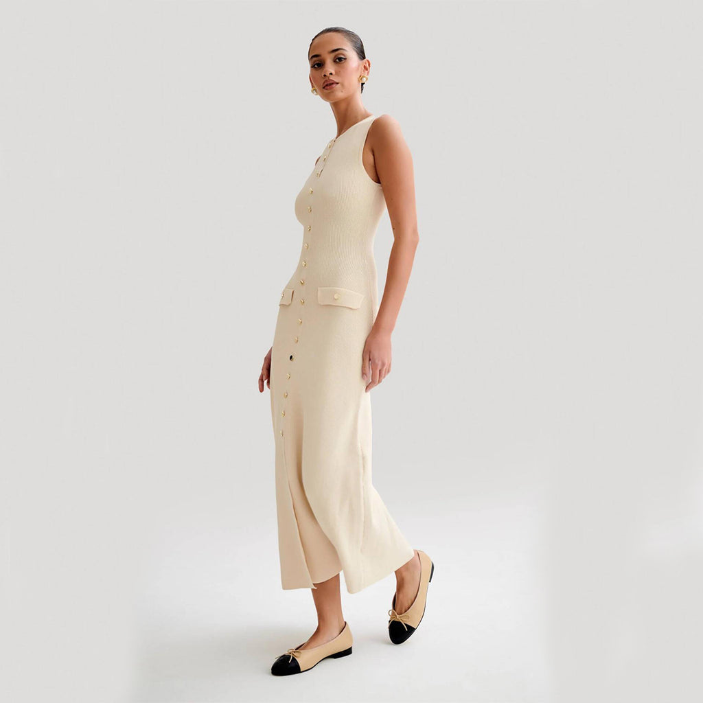 Slim Fit Knitted Long Dress