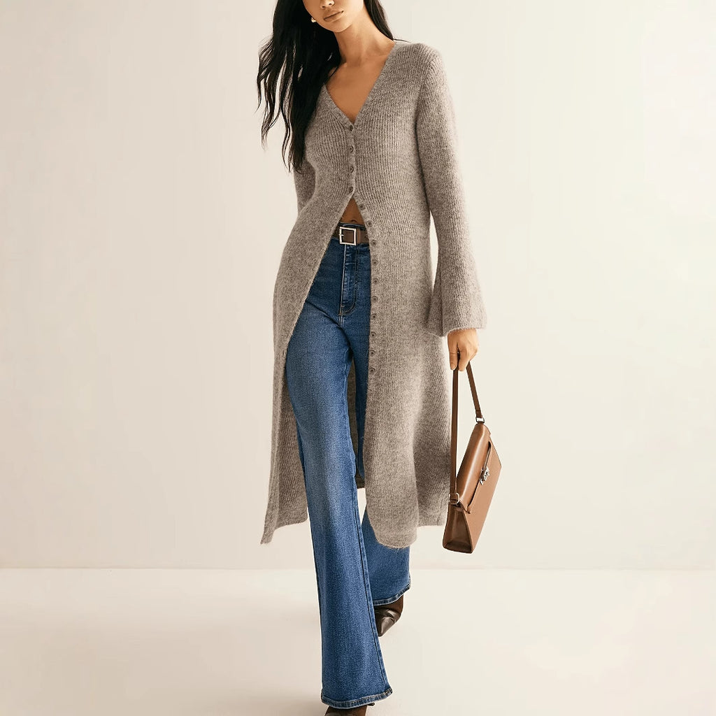 French Retro Long Sleeve Coat