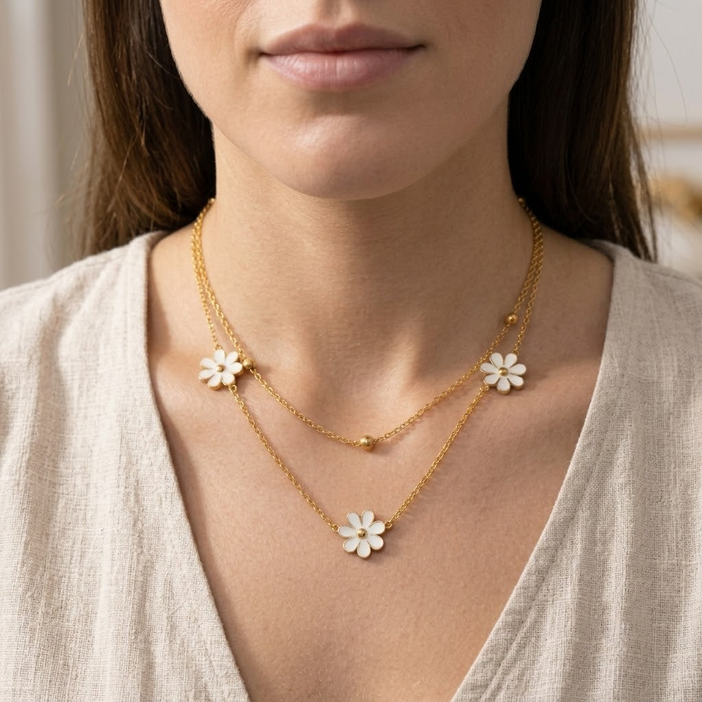 Daisy Bloom — Necklace, Bracelet & Earrings