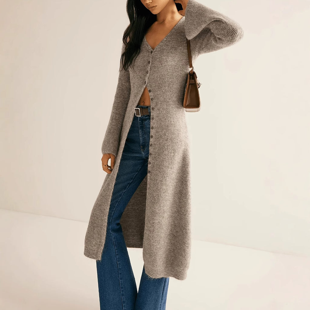 French Retro Long Sleeve Coat